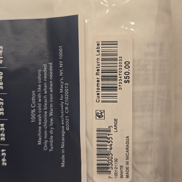 NWT Men's Club Room 4 Pack Woven Boxers in Various Sizes - Picture 4 of 5